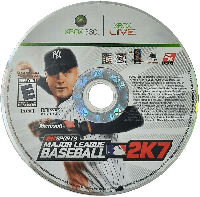 Major League Baseball 2K7 PAL Xbox 360 PAL box art